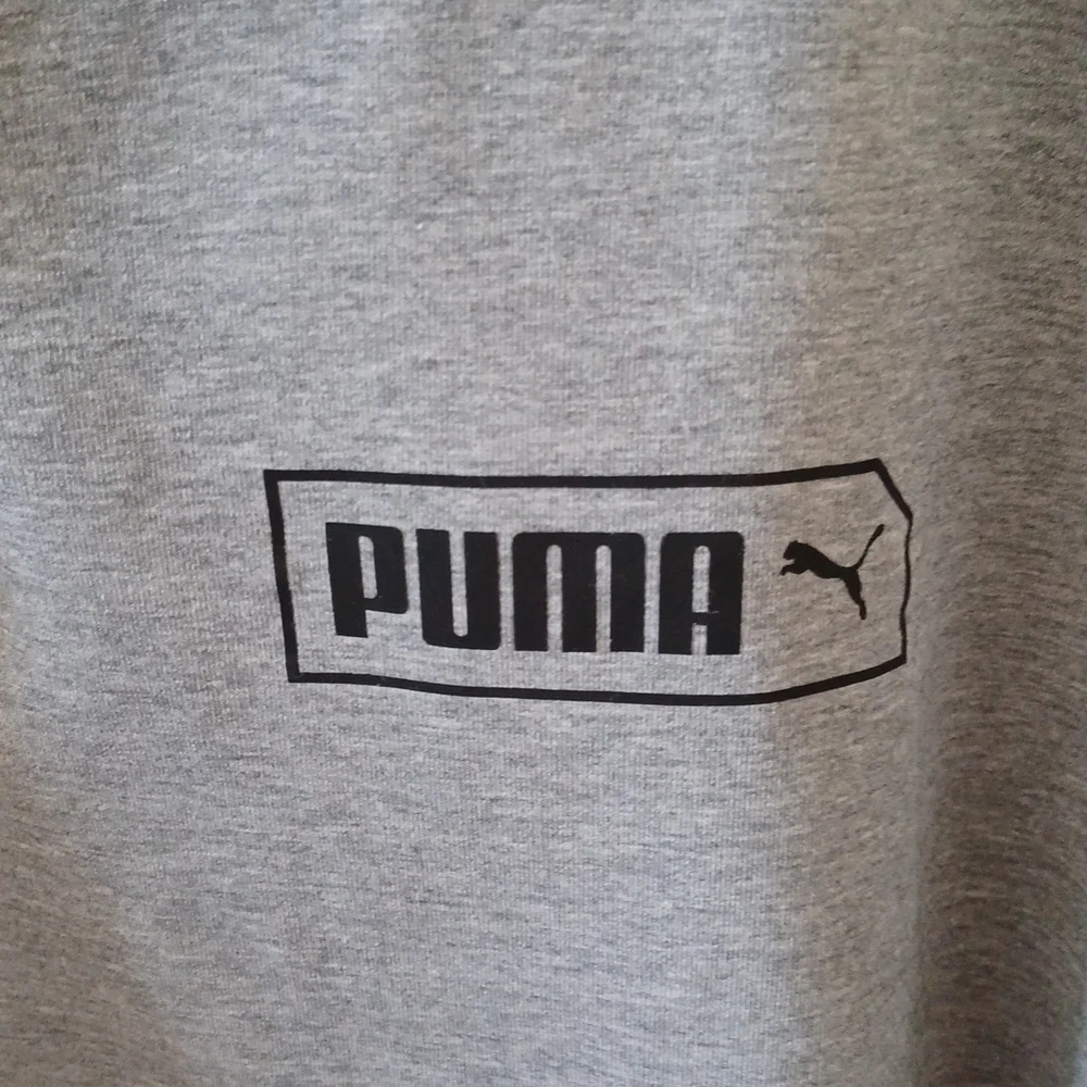 PUMA Mens Stretchlite Half Zip top,, sz L, in Heather grey